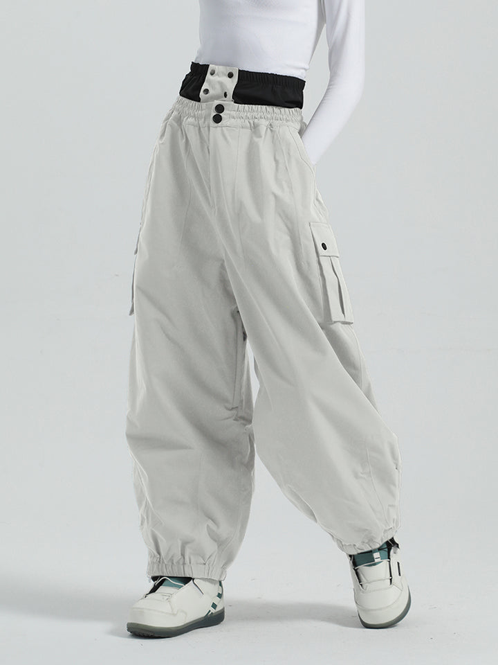 Gsou Snow Pantalon de ski imperméable et très extensible pour femme