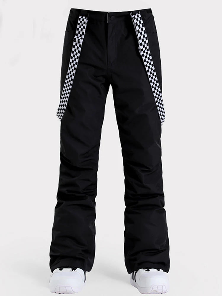 Gsou Snow Pantalon de snowboard et de ski Highland Bib Cyan pour femme