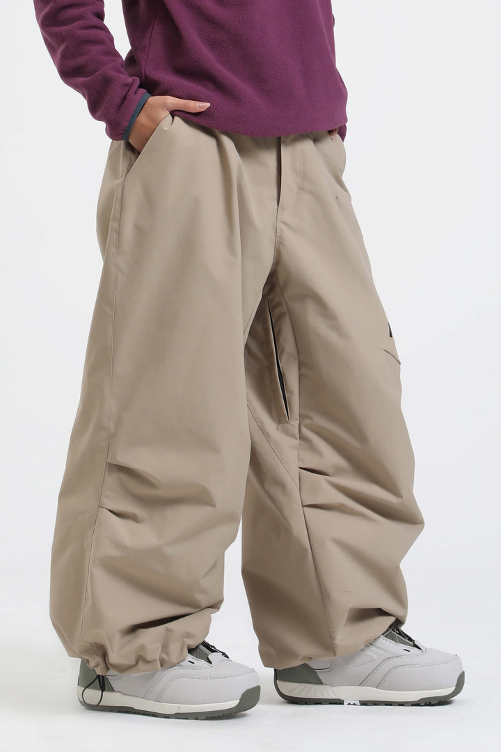 Women's Rainbow Lightweight Breathable Baggy Snow Pants