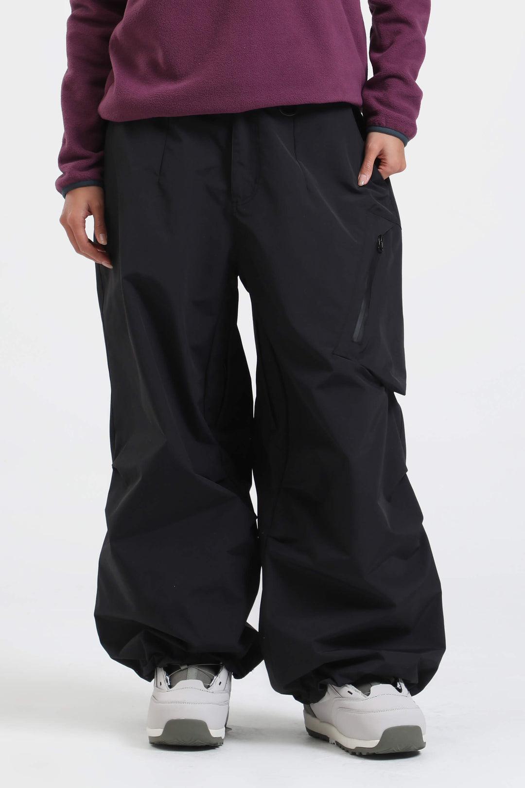 Women's Rainbow Lightweight Breathable Baggy Snow Pants