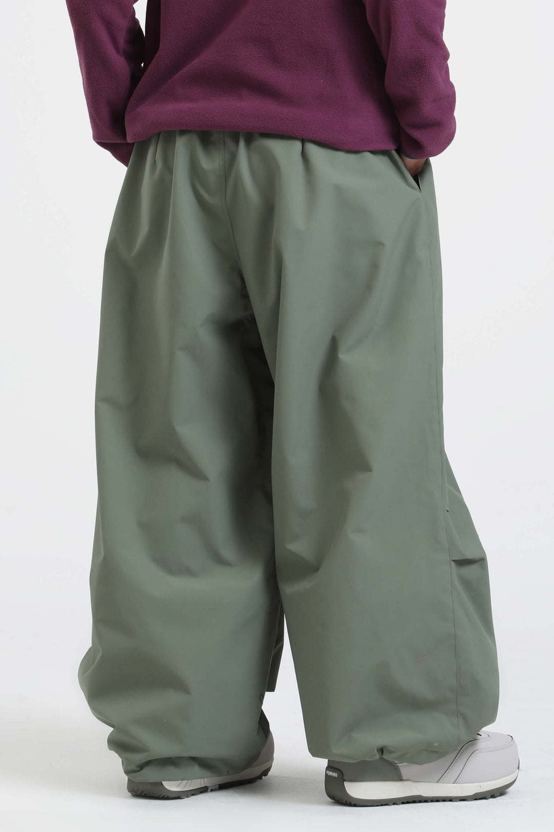 Women's Rainbow Lightweight Breathable Baggy Snow Pants