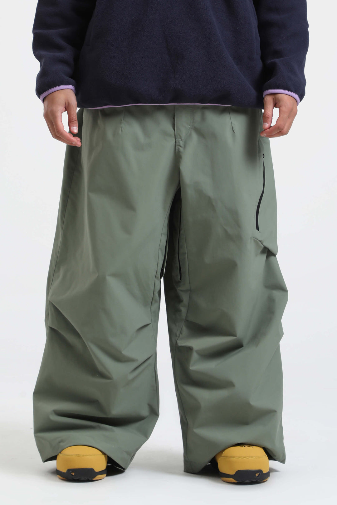 Men's Rainbow Lightweight Breathable Baggy Snow Pants