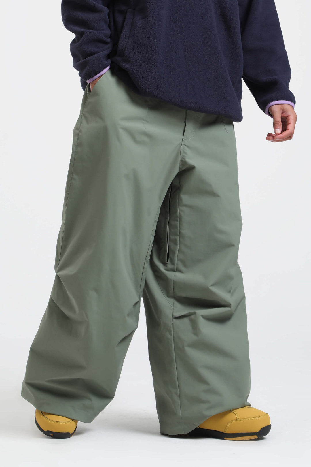 Men's Rainbow Lightweight Breathable Baggy Snow Pants