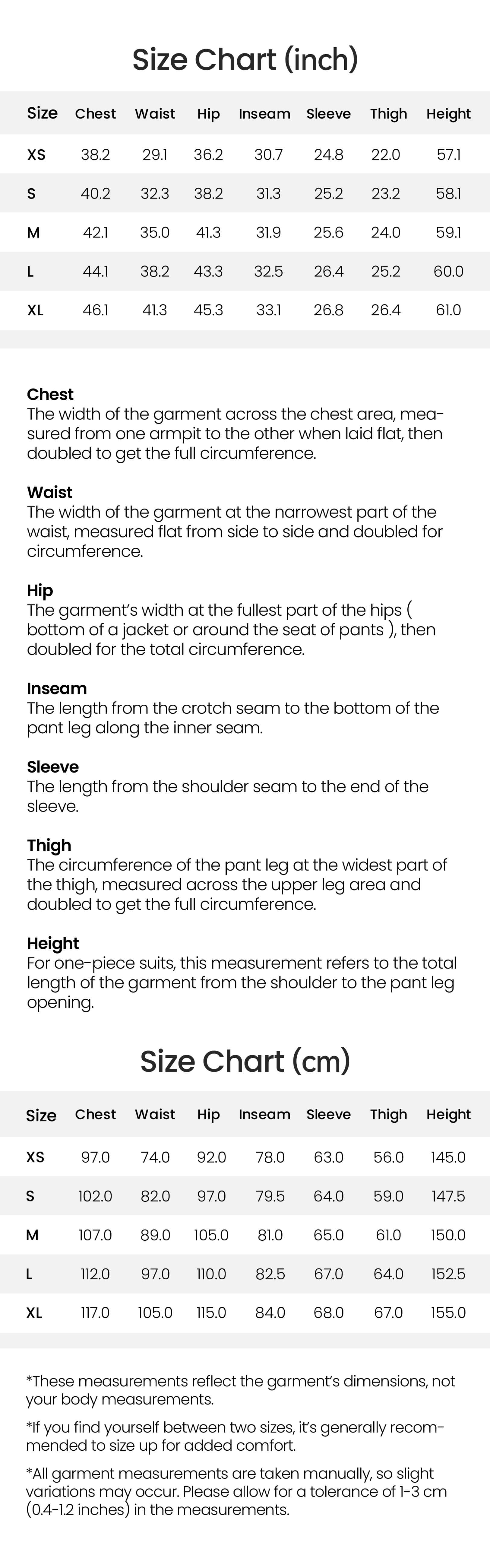 Product Size & Fit Image