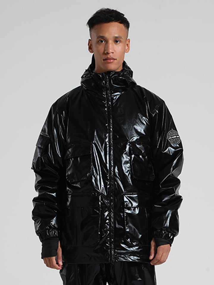 Gsou SnowVeste de ski noire Dazzling homme