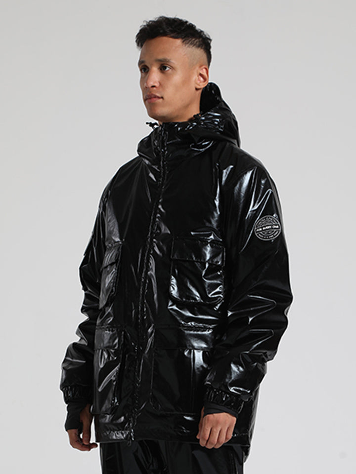 Gsou SnowVeste de ski noire Dazzling homme