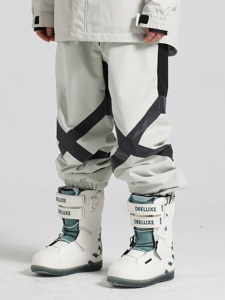 Gsou Snow Herren-Skihose mit lockerem Colorblock-Design, reflektierend