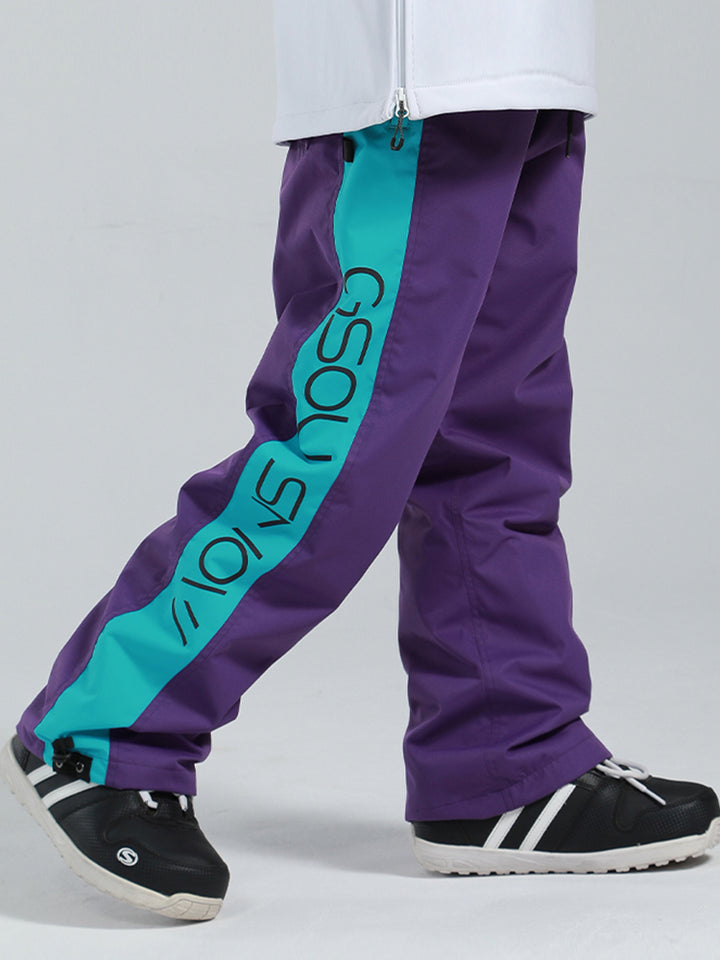 Gsou Snow Pantalon de neige réfléchissant Freestyle Mountain Discover pour femme