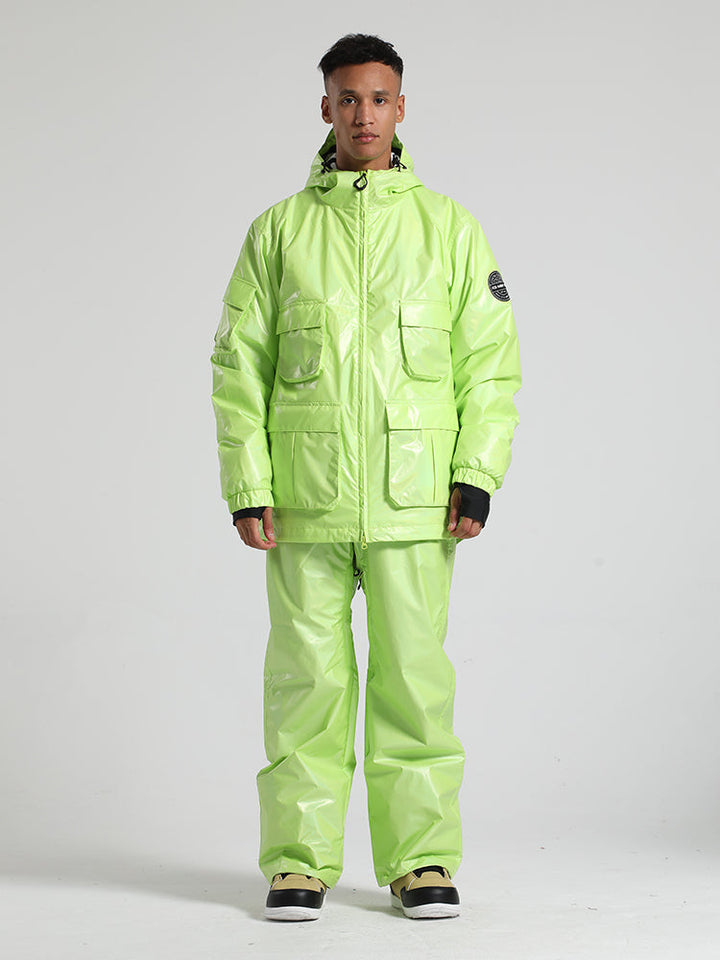 Gsou Snow Combinaison de ski verte Dazzling homme