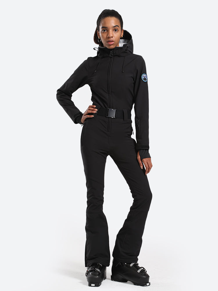 Women's Celeste One-Piece Ski Suits with Removable Hood