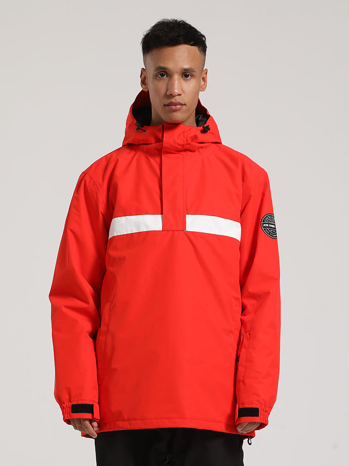 Gsou SnowVeste de ski pull rouge homme