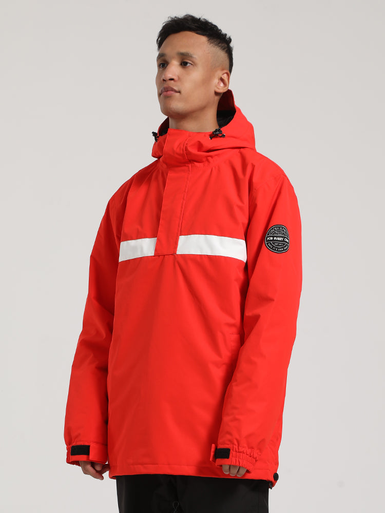 Gsou SnowVeste de ski pull rouge homme