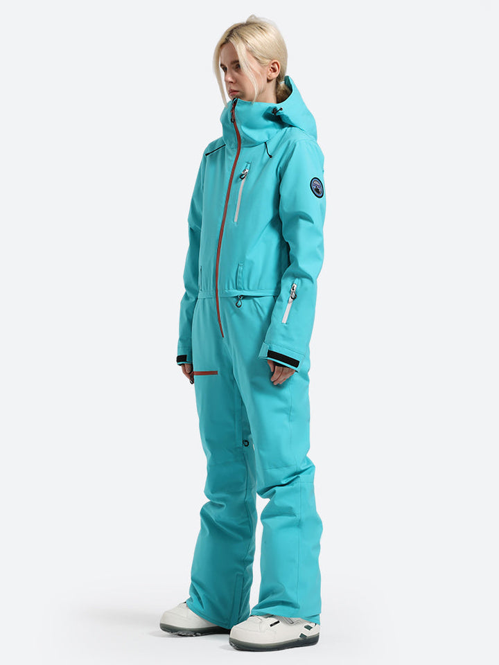 Gsou Snow Combinaison de ski classique une pièce pour femme 