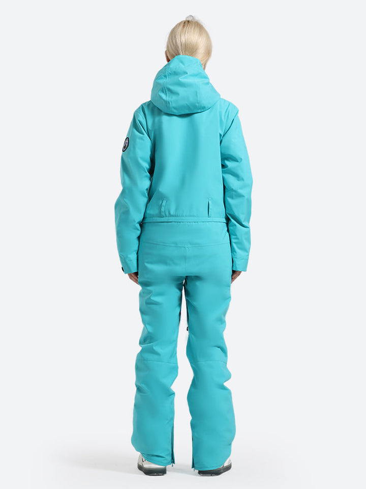 Gsou Snow Combinaison de ski classique une pièce pour femme 