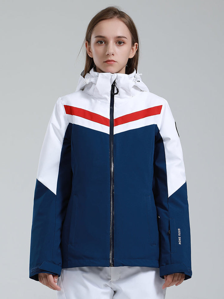 Gsou Snow Damen-Schneejacke „Cross Country Skiing To Paradise“. 