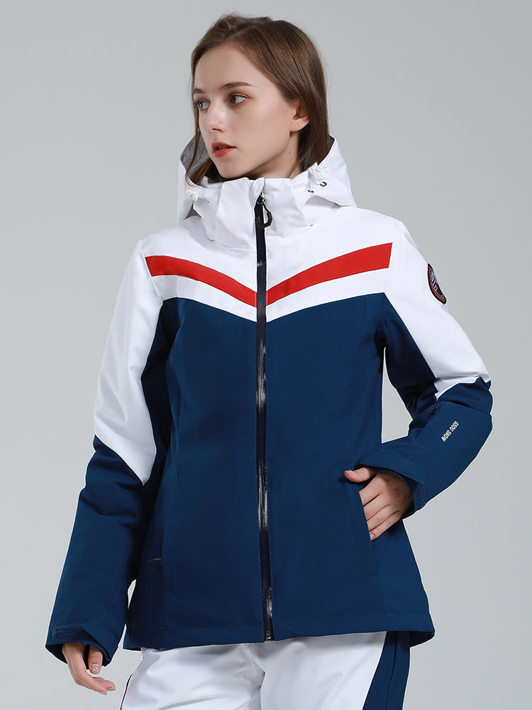 Gsou Snow Damen-Schneejacke „Cross Country Skiing To Paradise“. 