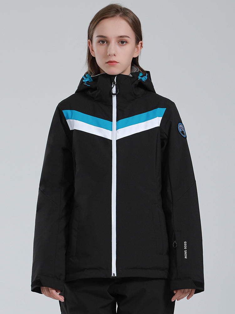 Gsou Snow Damen-Schneejacke „Cross Country Skiing To Paradise“. 