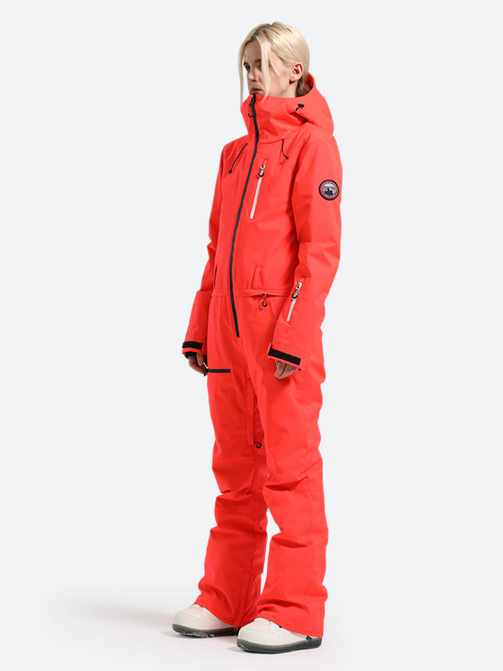 Gsou Snow Combinaison de ski classique une pièce pour femme 