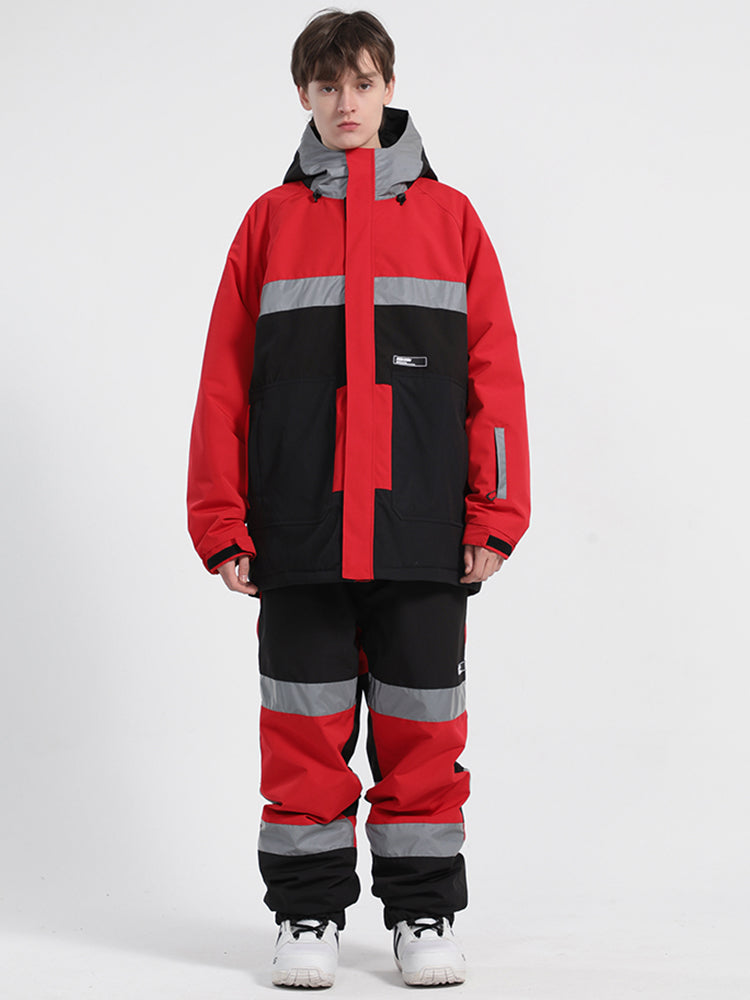 Gsou Snow Men's Infinium Neon Glimmer Snow Jacket & Pants Set