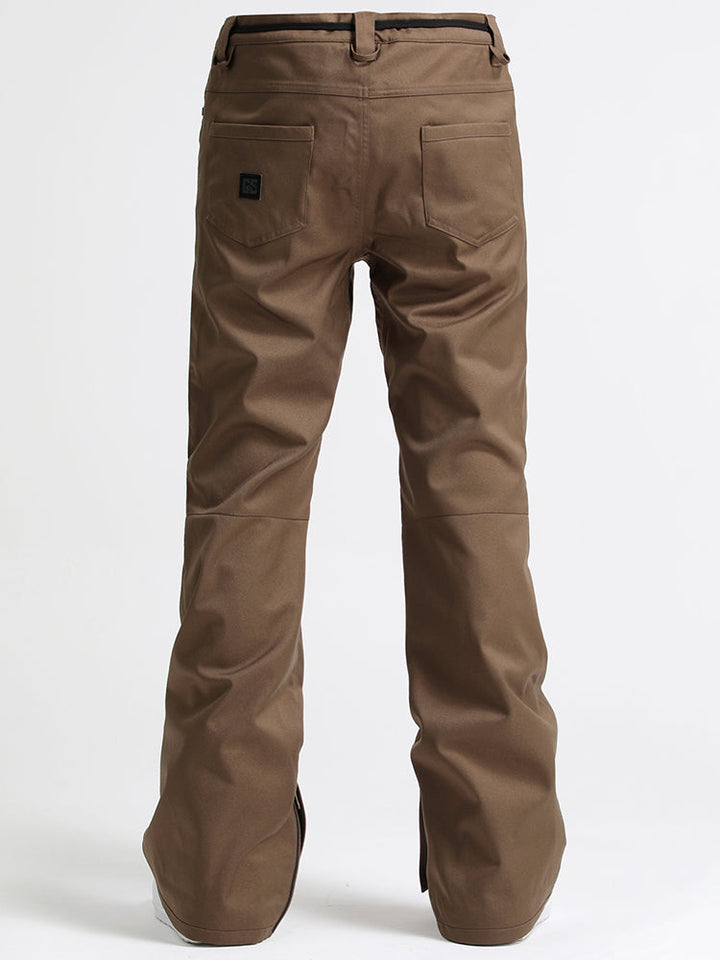 Gsou Snow Men's Brown Ski Snowboard Pants