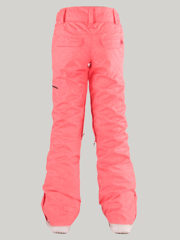 Gsou Snow Women's Rose Pink Thermal Warm Waterproof Windproof Ski Pant