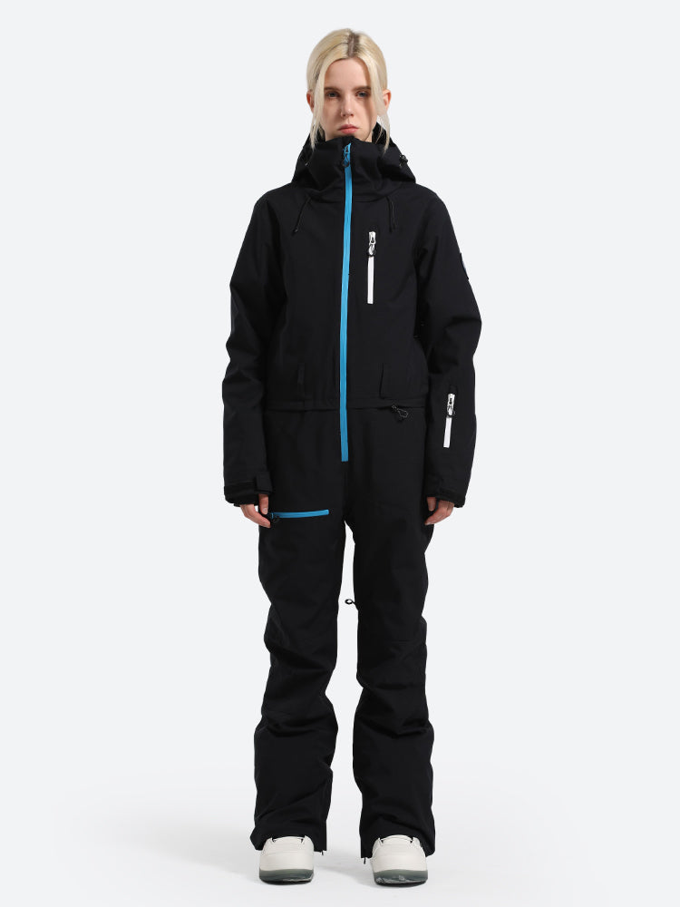 Gsou Snow Combinaison de ski classique une pièce pour femme 