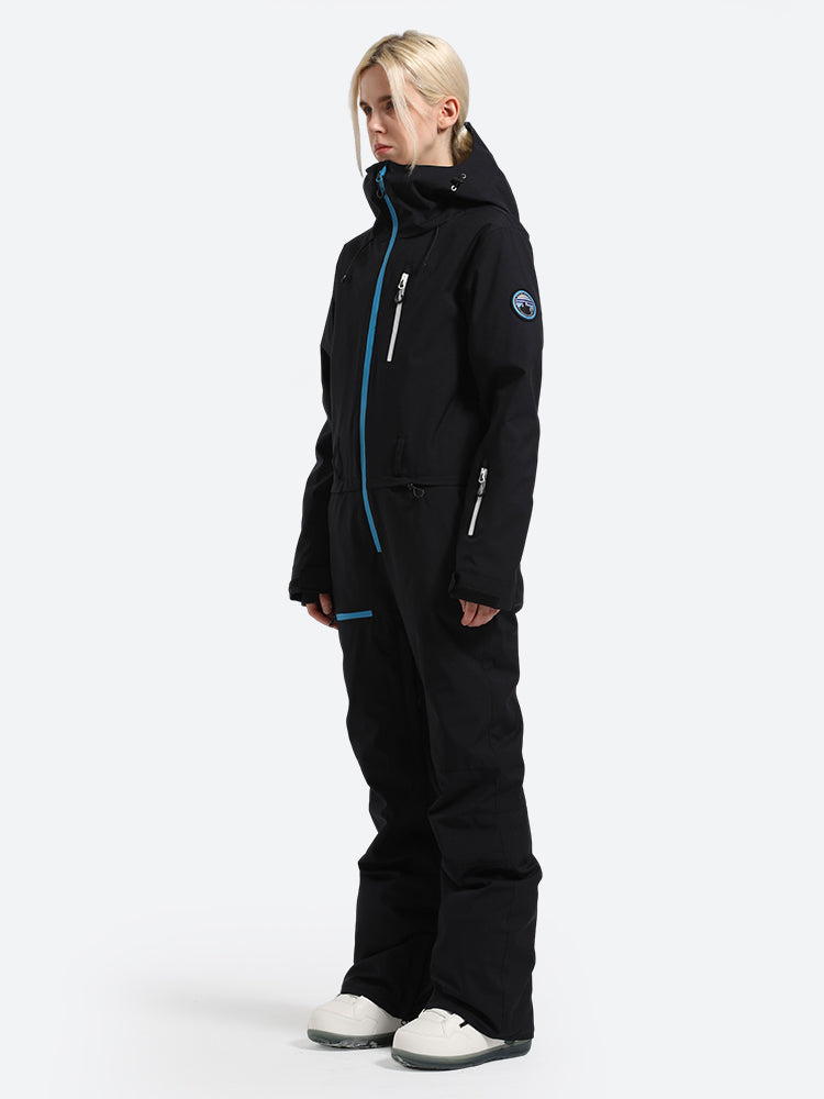 Gsou Snow Combinaison de ski classique une pièce pour femme 