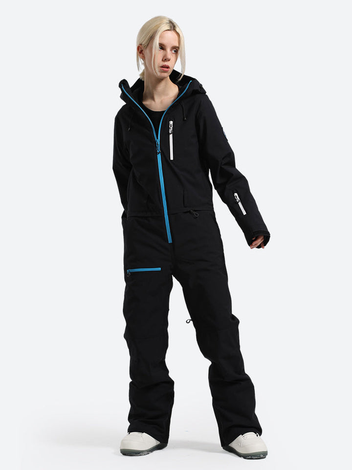 Gsou Snow Combinaison de ski classique une pièce pour femme 