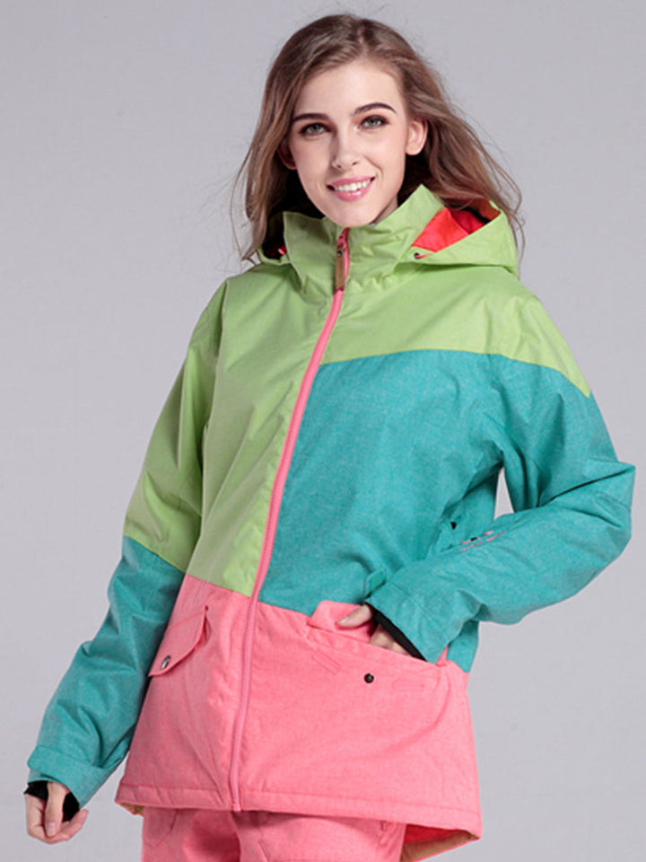 Winter Jacket Waterproof Windproof Colorful Women's Ski/Snowboard Jackets