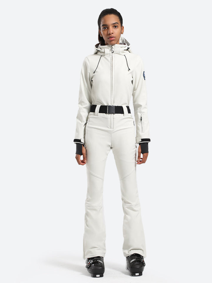 Women's Celeste One-Piece Ski Suits with Removable Hood