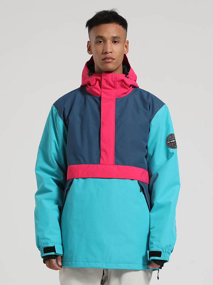 Gsou Snow Veste de ski à enfiler color block pour hommes