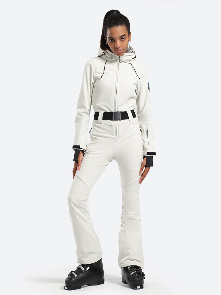 Women's Celeste One-Piece Ski Suits with Removable Hood