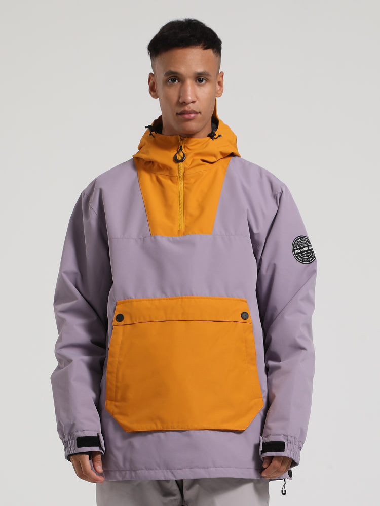 Gsou Snow Veste de ski à enfiler color block pour hommes