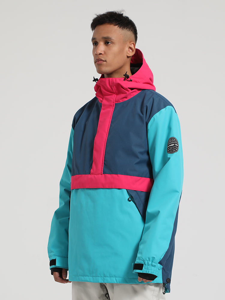 Gsou Snow Veste de ski à enfiler color block pour hommes