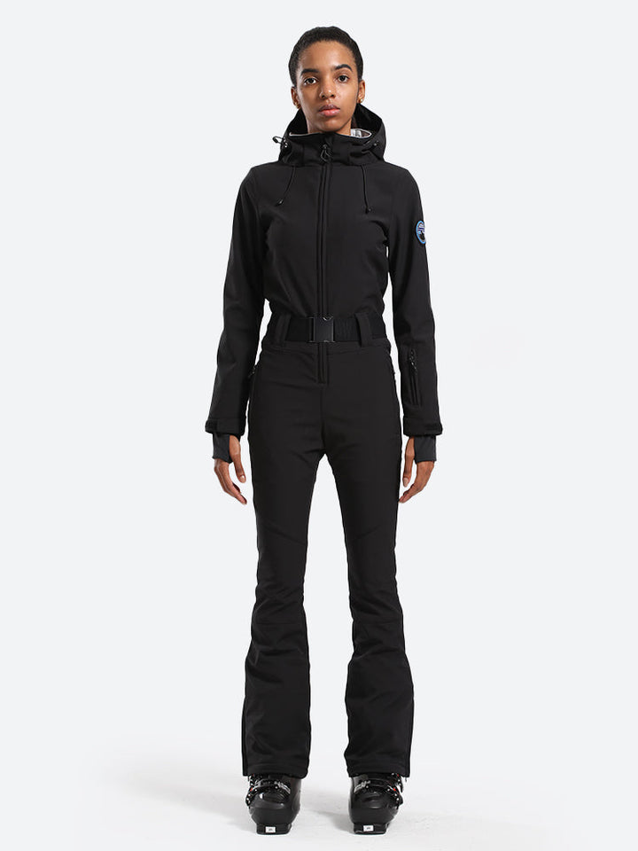 Women's Celeste One-Piece Ski Suits with Removable Hood