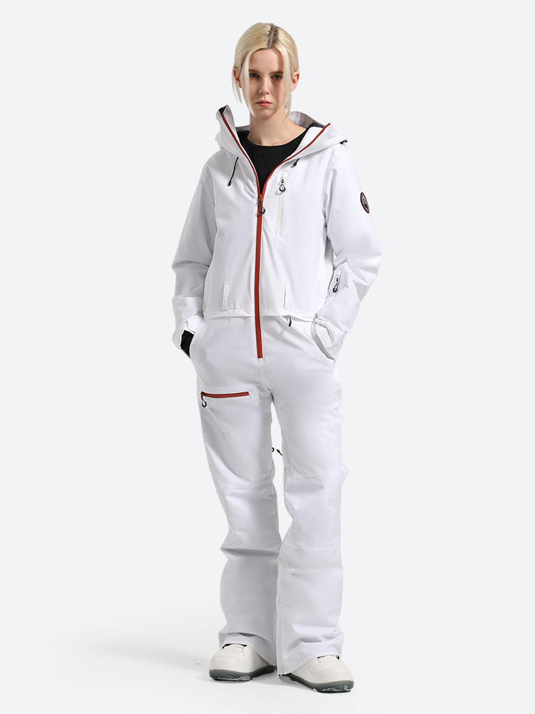 Gsou Snow Combinaison de ski classique une pièce pour femme 