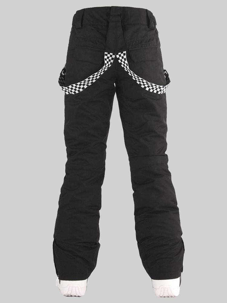 SMN Highland Bib Pantalon de snowboard et de ski noir pour femme