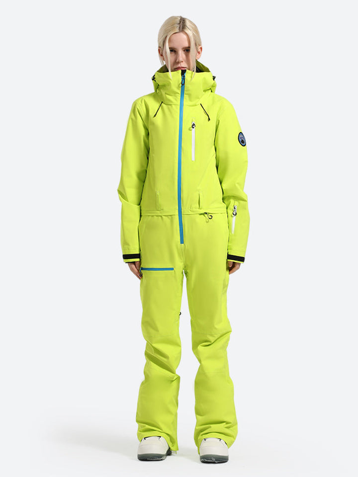 Gsou Snow Combinaison de ski classique une pièce pour femme 