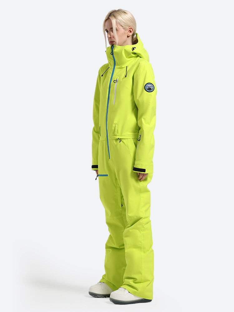 Gsou Snow Combinaison de ski classique une pièce pour femme 