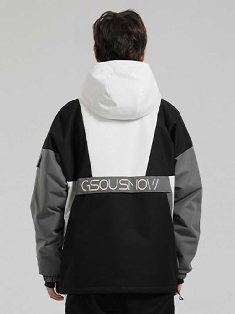 Gsou Snow Veste de neige réfléchissante Freestyle Mountain Discover pour hommes