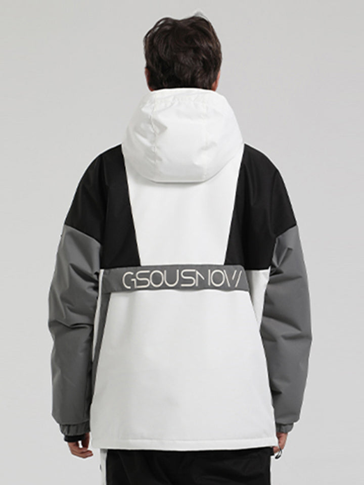 Gsou Snow Veste de neige réfléchissante Freestyle Mountain Discover pour hommes