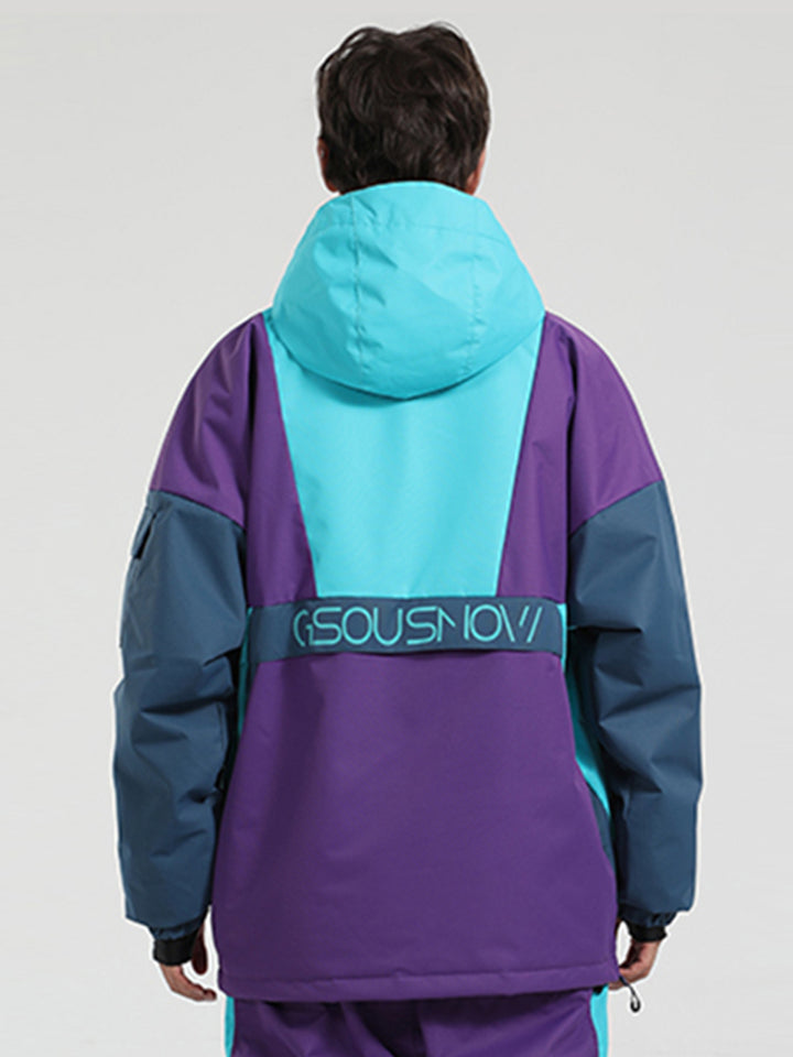 Gsou Snow Reflektierende Freestyle Mountain Discover Schneejacke für Herren