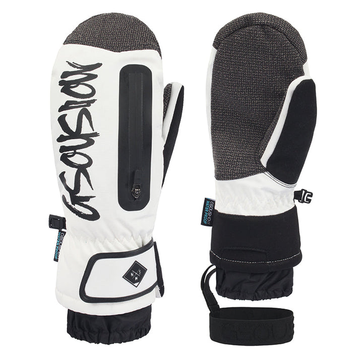 Gsou Snow Adult Unisex Multicolor Kevlar Gloves With Built-in Wrist Guard