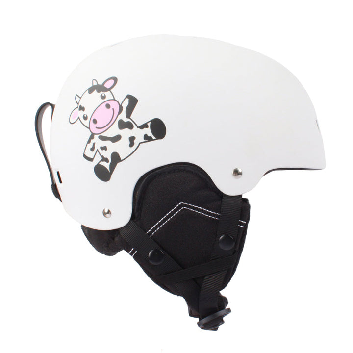 Gsou Snow Outdoor-Skihelm mit Cartoon-Muster für Kinder