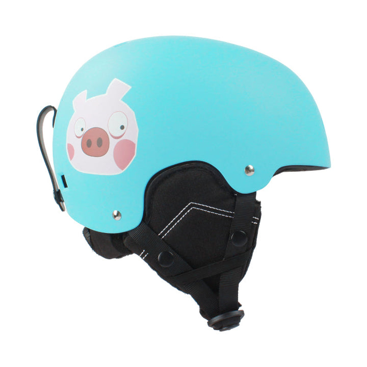 Casque de ski extérieur à motif de dessin animé pour enfants Gsou Snow